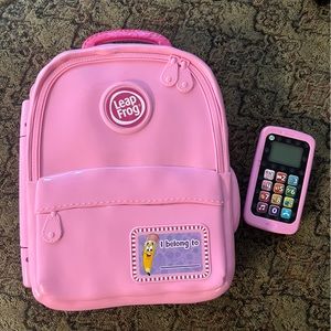 Leapfrog Mr. Pencil’s ABC Backpack and Leapfrog Chat and Count Smartphone